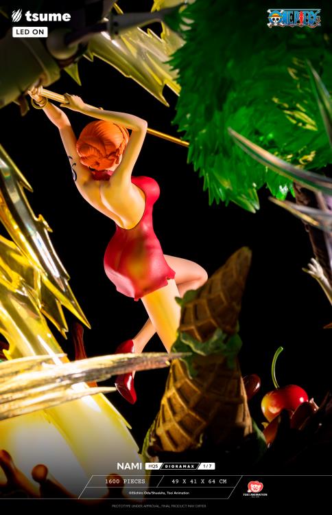 One Piece HQS Dioramax Nami 1/7 Scale Limited Edition Statue Gallery Image 21