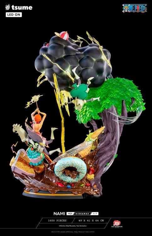 One Piece HQS Dioramax Nami 1/7 Scale Limited Edition Statue Gallery Image 8