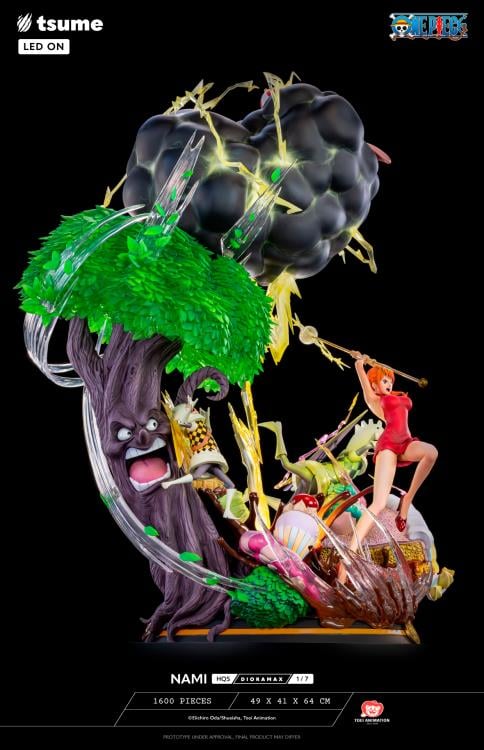 One Piece HQS Dioramax Nami 1/7 Scale Limited Edition Statue Gallery Image 11