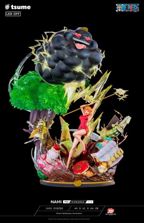 One Piece HQS Dioramax Nami 1/7 Scale Limited Edition Statue Gallery Image 3