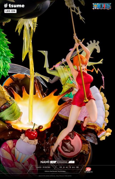 One Piece HQS Dioramax Nami 1/7 Scale Limited Edition Statue Gallery Image 17