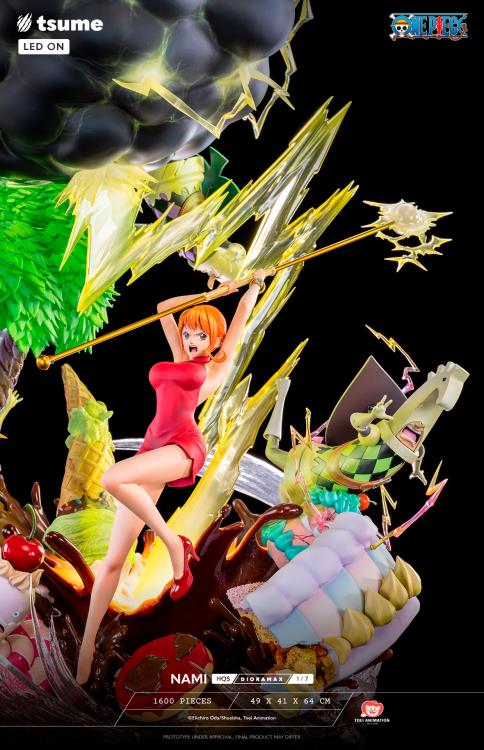 One Piece HQS Dioramax Nami 1/7 Scale Limited Edition Statue Gallery Image 16