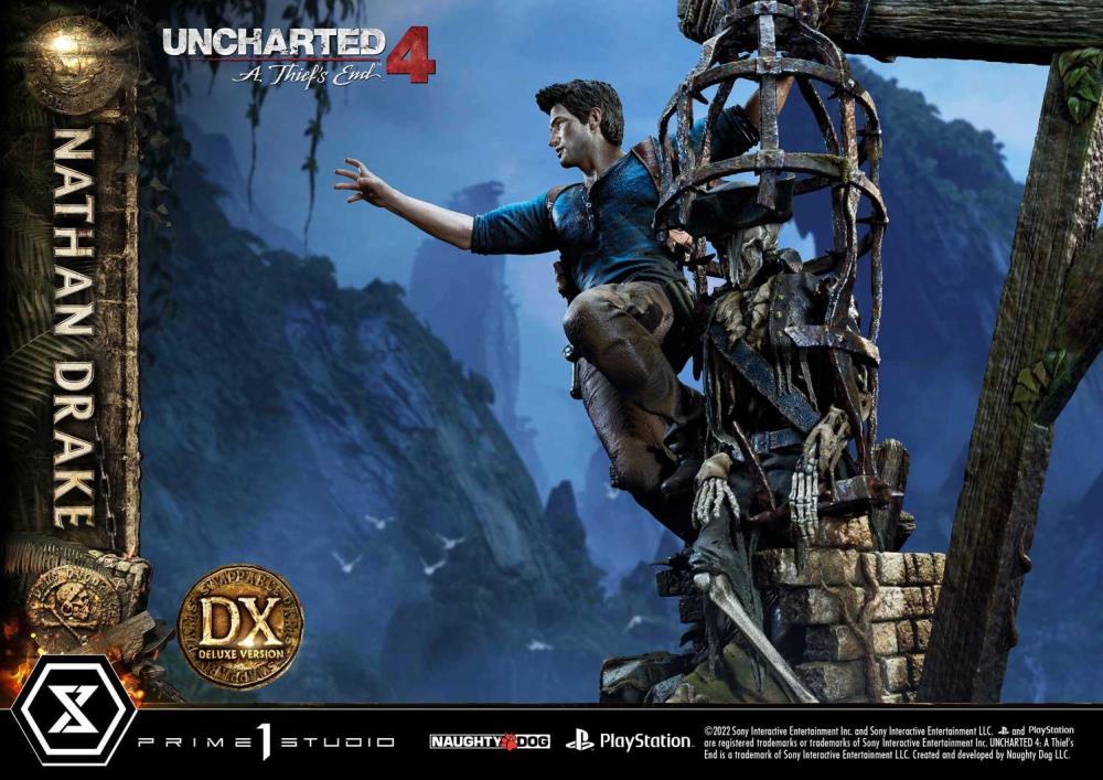 Uncharted 4: A Thief's End Ultimate Premium Masterline Nathan Drake 1/4 Scale (Deluxe Ver.) Statue with Bonus Gallery Image 10