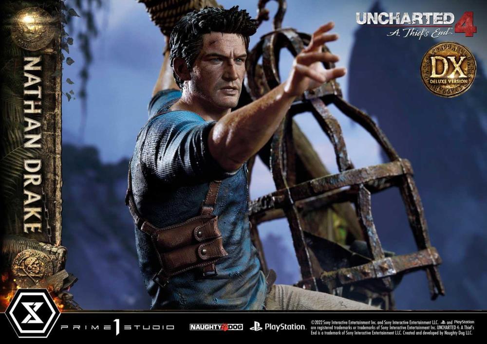 Uncharted 4: A Thief's End Ultimate Premium Masterline Nathan Drake 1/4 Scale (Deluxe Ver.) Statue with Bonus Gallery Image 12