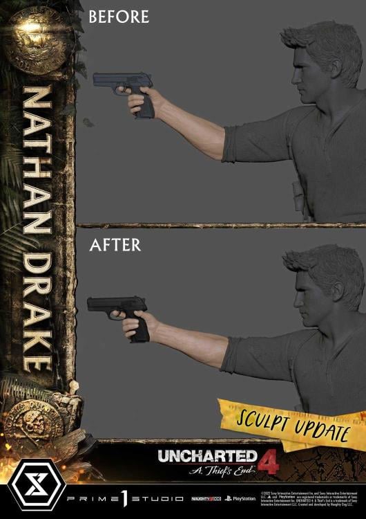 Uncharted 4: A Thief's End Ultimate Premium Masterline Nathan Drake 1/4 Scale (Deluxe Ver.) Statue with Bonus Gallery Image 30