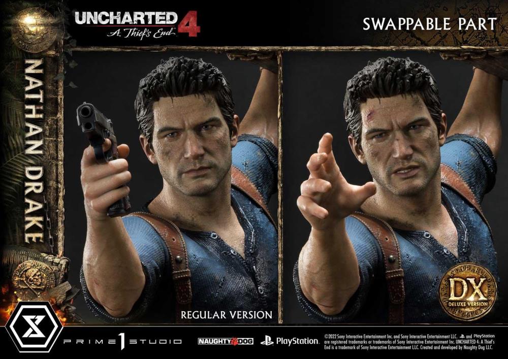 Uncharted 4: A Thief's End Ultimate Premium Masterline Nathan Drake 1/4 Scale (Deluxe Ver.) Statue with Bonus Gallery Image 6