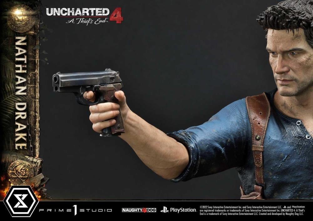 Uncharted 4: A Thief's End Ultimate Premium Masterline Nathan Drake 1/4 Scale (Deluxe Ver.) Statue with Bonus Gallery Image 25