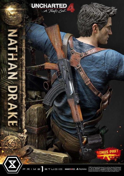 Uncharted 4: A Thief's End Ultimate Premium Masterline Nathan Drake 1/4 Scale (Deluxe Ver.) Statue with Bonus Gallery Image 22