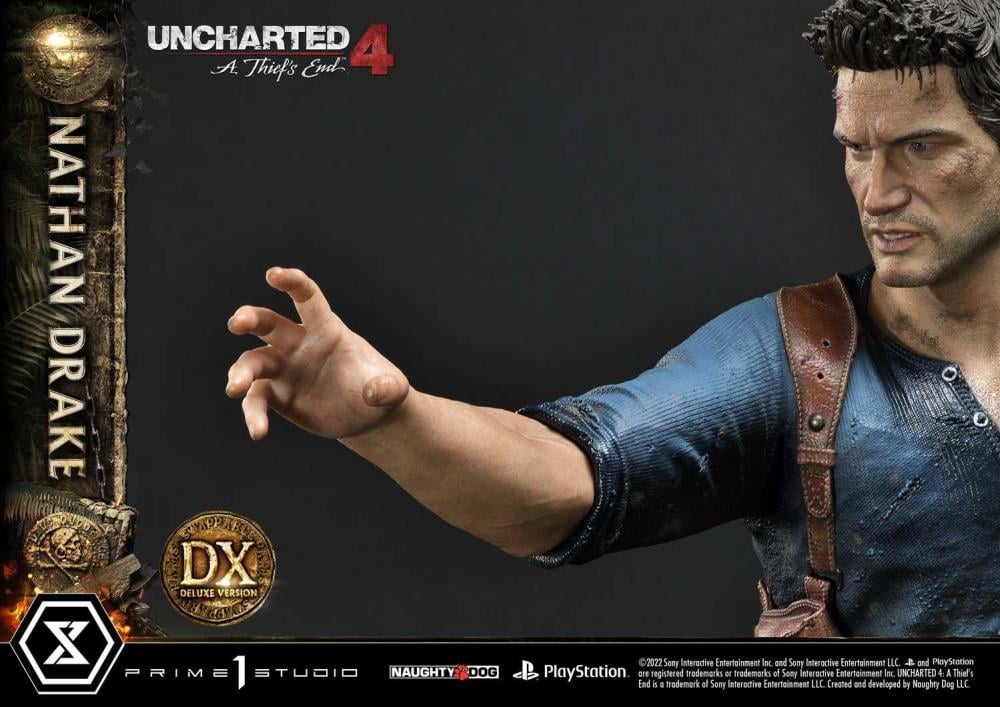 Uncharted 4: A Thief's End Ultimate Premium Masterline Nathan Drake 1/4 Scale (Deluxe Ver.) Statue with Bonus Gallery Image 24