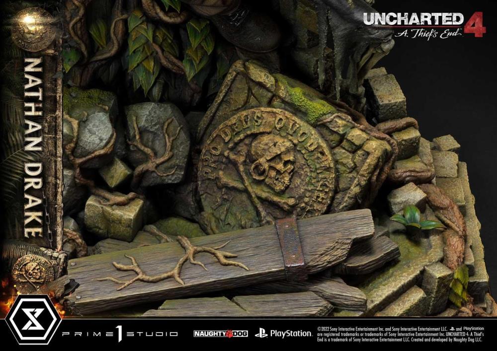 Uncharted 4: A Thief's End Ultimate Premium Masterline Nathan Drake 1/4 Scale (Deluxe Ver.) Statue with Bonus Gallery Image 29