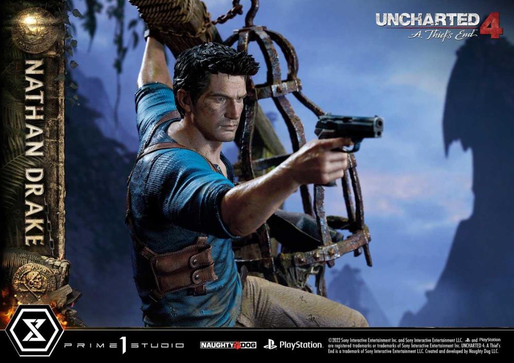 Uncharted 4: A Thief's End Ultimate Premium Masterline Nathan Drake 1/4 Scale (Deluxe Ver.) Statue with Bonus Gallery Image 11