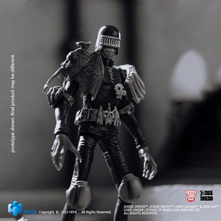 2000 AD Exquisite Mini Series Judge Death (Black & White) 1:18 Scale PX Previews Exclusive Figure Gallery Image 7