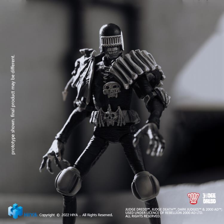2000 AD Exquisite Mini Series Judge Death (Black & White) 1:18 Scale PX Previews Exclusive Figure Gallery Image 5