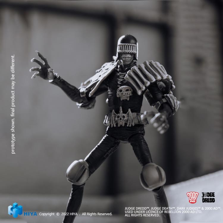 2000 AD Exquisite Mini Series Judge Death (Black & White) 1:18 Scale PX Previews Exclusive Figure Gallery Image 6