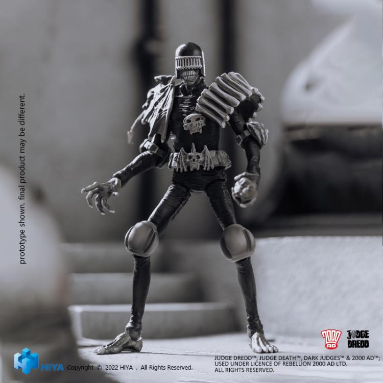2000 AD Exquisite Mini Series Judge Death (Black & White) 1:18 Scale PX Previews Exclusive Figure Gallery Image 3