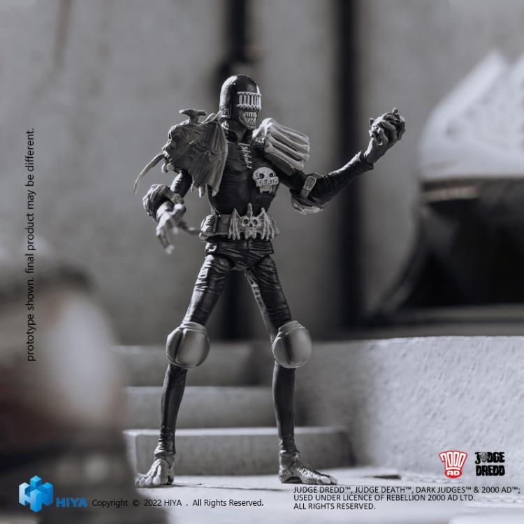 2000 AD Exquisite Mini Series Judge Death (Black & White) 1:18 Scale PX Previews Exclusive Figure Gallery Image 4