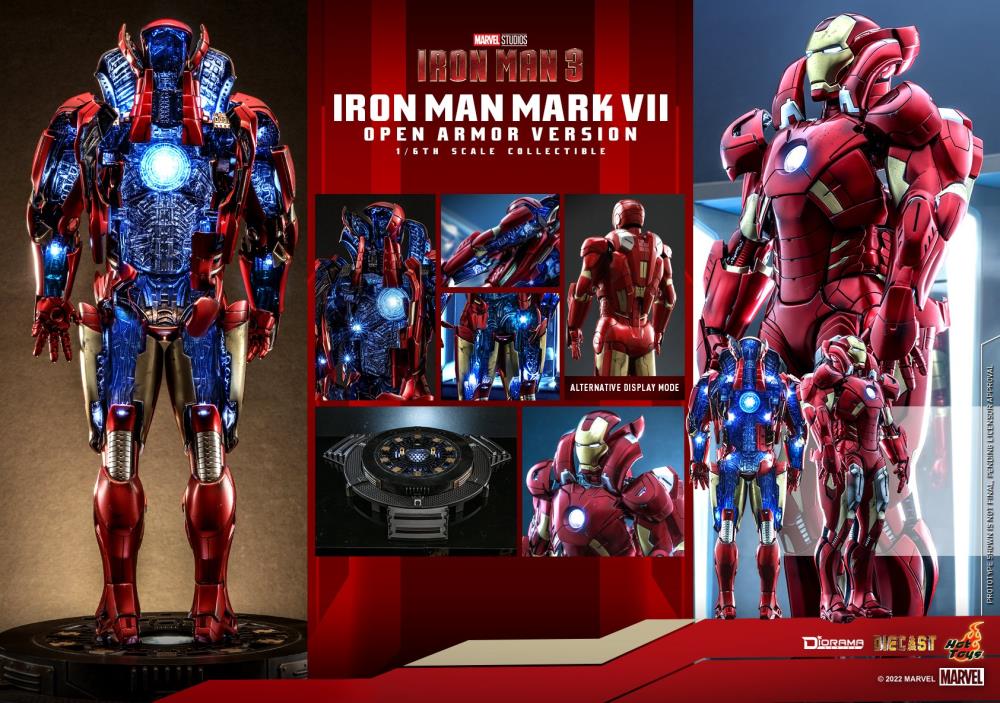 Iron Man 3 DS004D51 Iron Man Mark VII (Open Armor Ver.) 1/6 Scale