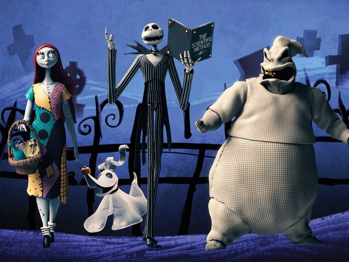 The Nightmare Before Christmas ULTIMATES! Set of 3 Action Figures Gallery Image 1