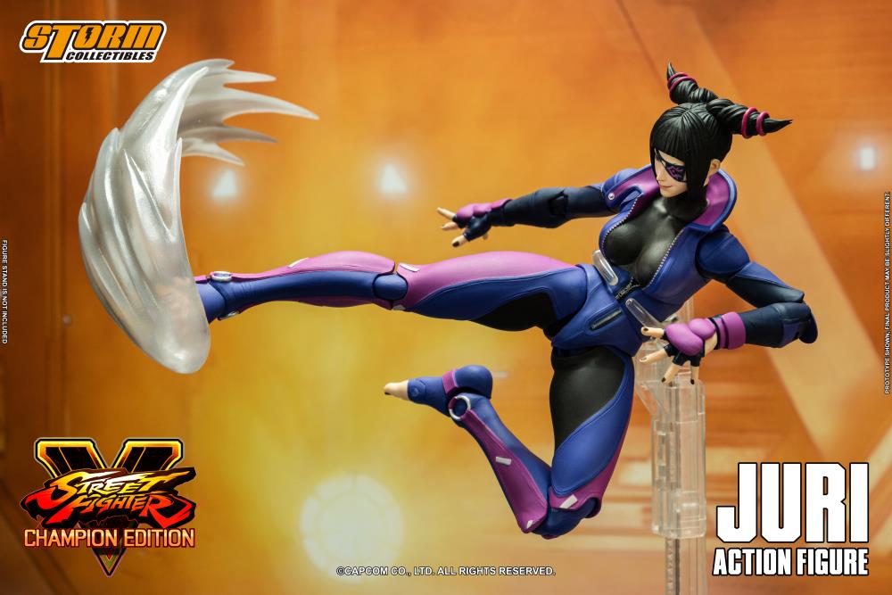 Street Fighter V: Champion Edition Juri Han 1/12 Scale BBTS Exclusive Action Figure Gallery Image 9