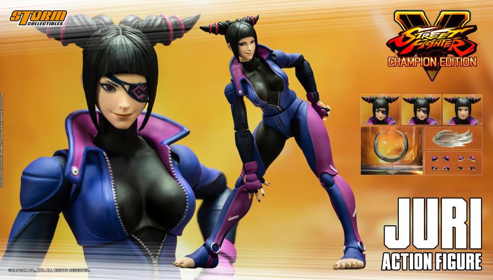 Street Fighter V: Champion Edition Juri Han 1/12 Scale BBTS Exclusive Action Figure Gallery Image 18