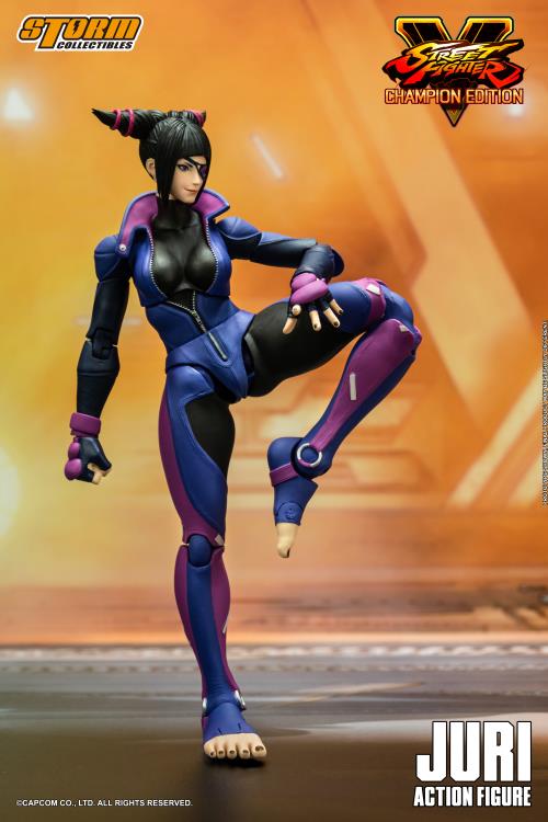 Street Fighter V: Champion Edition Juri Han 1/12 Scale BBTS Exclusive Action Figure Gallery Image 7