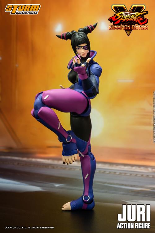 Street Fighter V: Champion Edition Juri Han 1/12 Scale BBTS Exclusive Action Figure Gallery Image 3