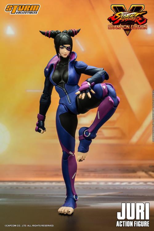 Street Fighter V: Champion Edition Juri Han 1/12 Scale BBTS Exclusive Action Figure Gallery Image 8