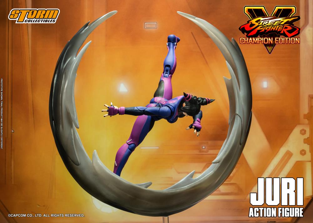 Street Fighter V: Champion Edition Juri Han 1/12 Scale BBTS Exclusive Action Figure Gallery Image 12