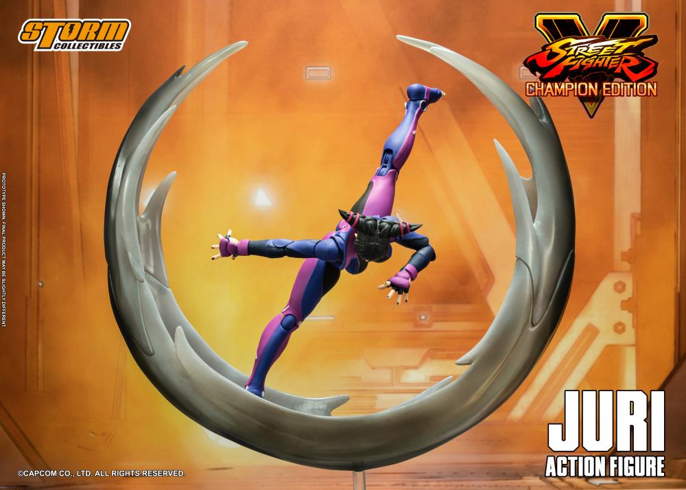 Street Fighter V: Champion Edition Juri Han 1/12 Scale BBTS Exclusive Action Figure Gallery Image 11