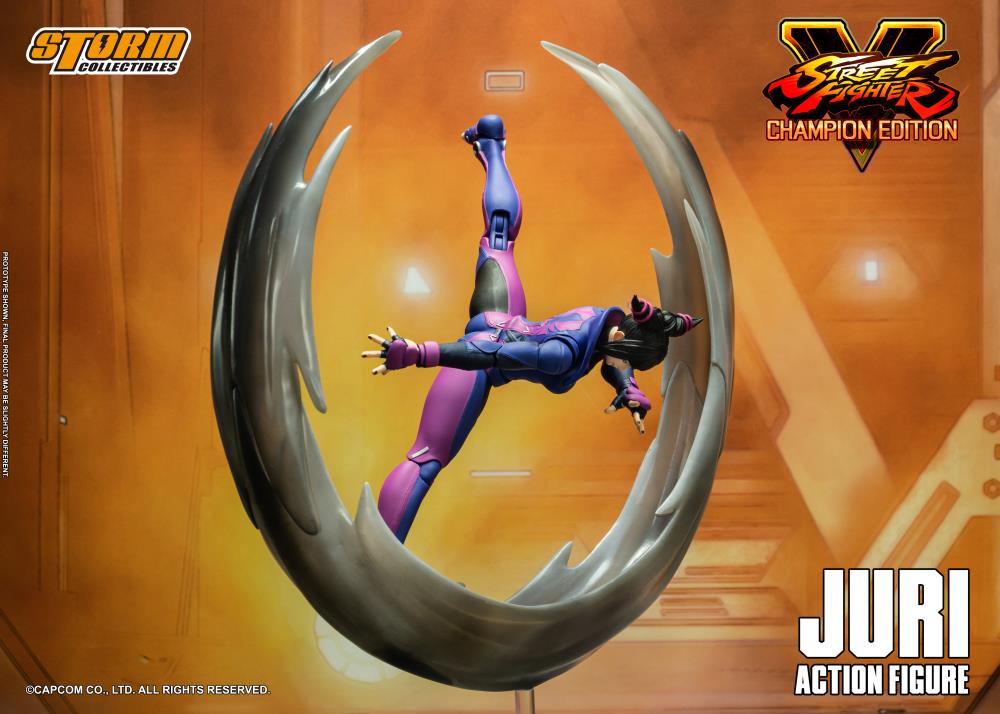 Street Fighter V: Champion Edition Juri Han 1/12 Scale BBTS Exclusive Action Figure Gallery Image 13