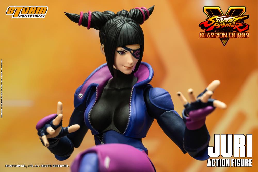 Street Fighter V: Champion Edition Juri Han 1/12 Scale BBTS Exclusive Action Figure Gallery Image 6