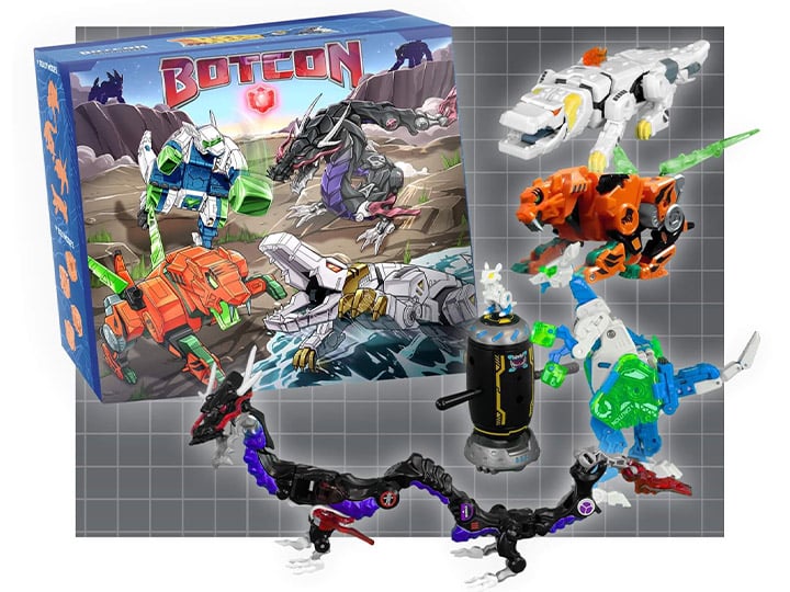 BeastBOX BBC-01/02/03/04 BotCon 2022 Exclusive Box Set & BotCon Comic