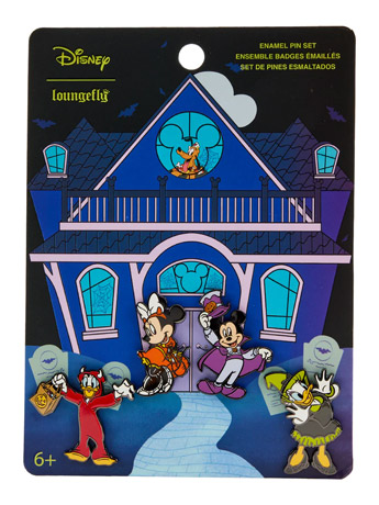 Mickey Mouse Mickey & Friends Halloween 4-Piece Pin Set Gallery Image 2