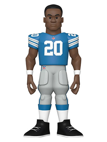 NFL: Detroit Lions Gold Legends Barry Sanders 5-Inch Premium Vinyl Figure Gallery Image 2