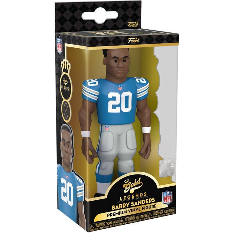 NFL: Detroit Lions Gold Legends Barry Sanders 5-Inch Premium Vinyl Figure Gallery Image 4