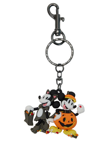 Mickey Mouse Mickey and Minnie Halloween 3D Molded Keychain Gallery Image 2