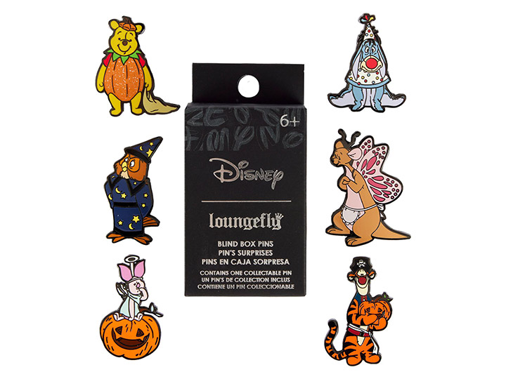 Winnie the Pooh Halloween Box of 12 Random Pins Gallery Image 1