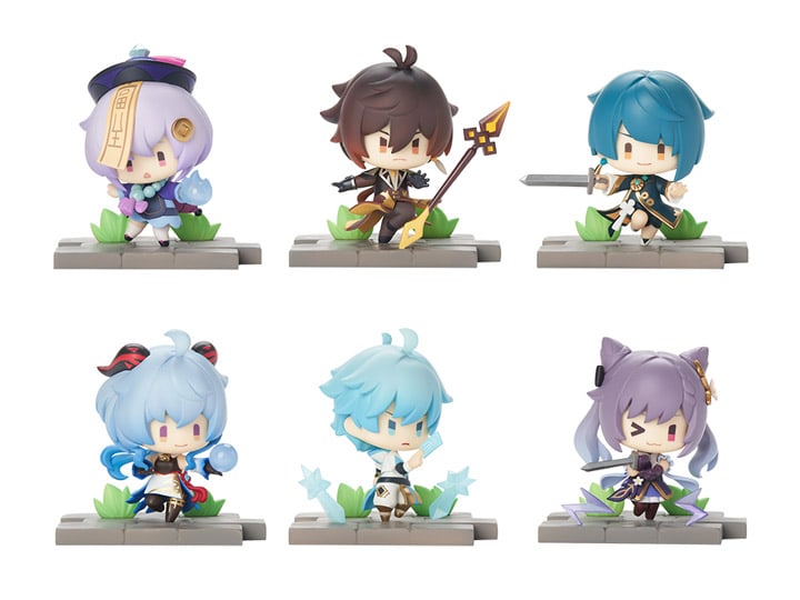 Genshin Impact Heroes of the Battlefield Box of 6 Random Figures Gallery Image 1