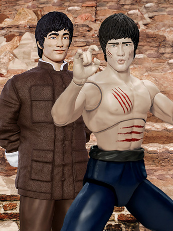 Bruce Lee ULTIMATES! Wave 2 Set of 2 Action Figures Gallery Image 2