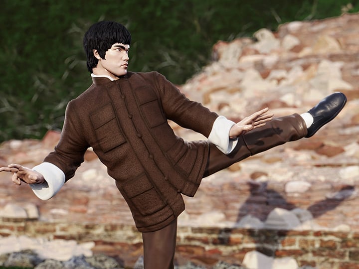 Bruce Lee ULTIMATES! The Contender Action Figure Gallery Image 1