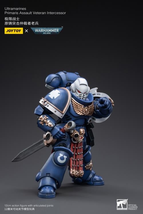 Warhammer 40K Ultramarines Veteran Intercessor 1/18 Scale Figure Gallery Image 7