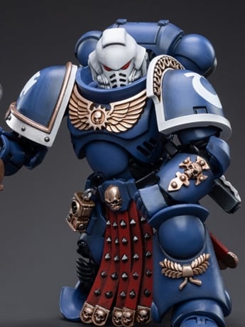 Warhammer 40K Ultramarines Veteran Intercessor 1/18 Scale Figure Gallery Image 2
