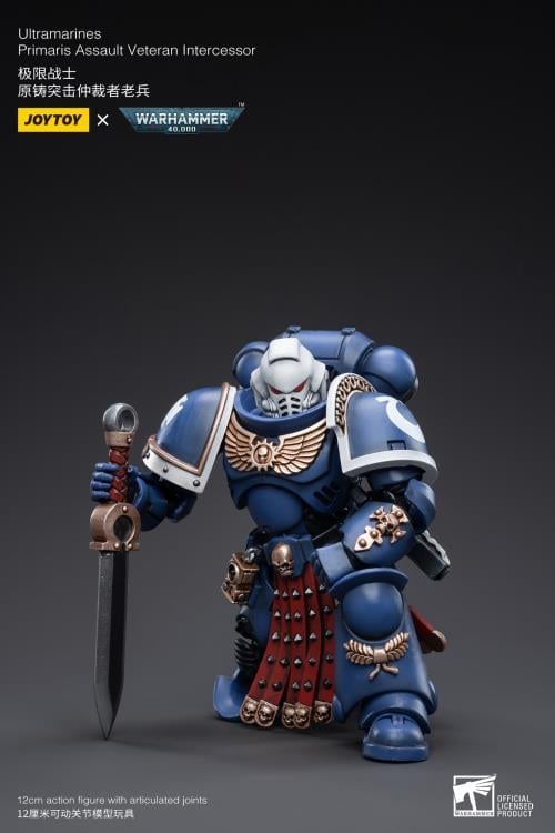 Warhammer 40K Ultramarines Veteran Intercessor 1/18 Scale Figure Gallery Image 6