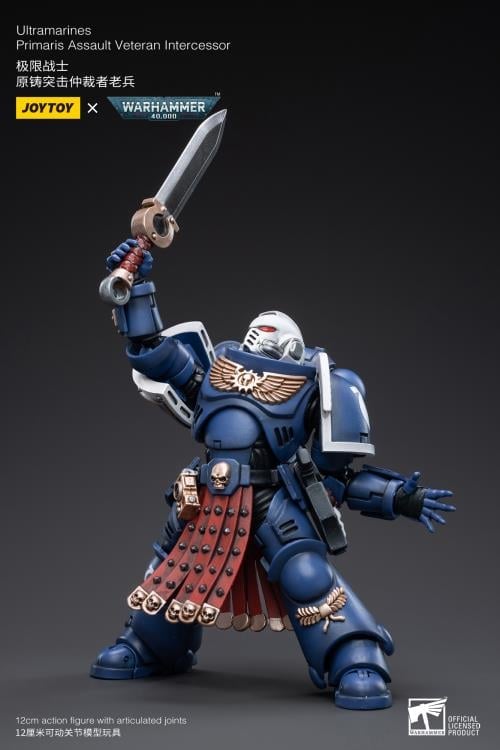 Warhammer 40K Ultramarines Veteran Intercessor 1/18 Scale Figure Gallery Image 5