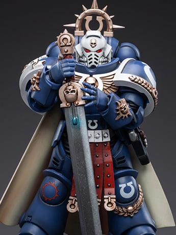 Warhammer 40K Ultramarines Primaris Captain 1/18 Scale Action Figure Gallery Image 2