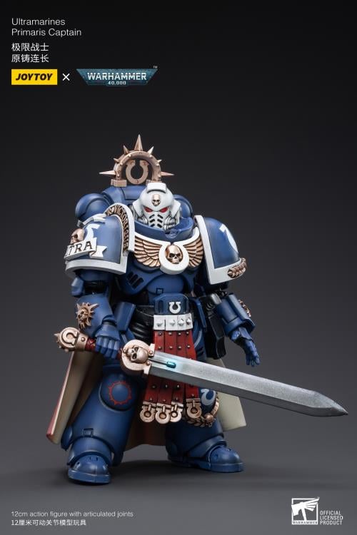 Warhammer 40K Ultramarines Primaris Captain 1/18 Scale Action Figure Gallery Image 5