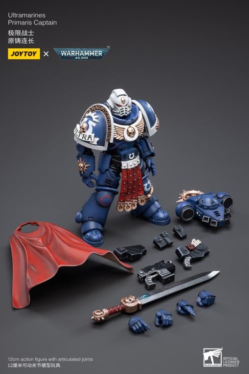 Warhammer 40K Ultramarines Primaris Captain 1/18 Scale Action Figure Gallery Image 9