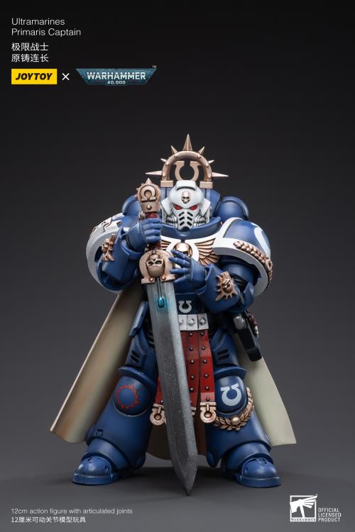 Warhammer 40K Ultramarines Primaris Captain 1/18 Scale Action Figure Gallery Image 7
