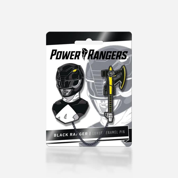 Mighty Morphin Power Rangers Icons Black Ranger Limited Edition Lapel Pin Gallery Image 3
