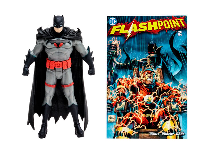DC Comics Page Punchers Batman (Flashpoint) 3" Figure with Comic Gallery Image 1